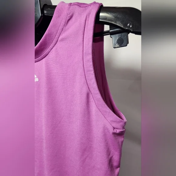 🌸 3/$25 🌸 Adidas Purple Sleeveless Top-Size L (Girls) - Picture 6 of 10
